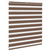 Zebra rolgordijn 125x100 cm stofbreedte 120,9cm polyester bruin