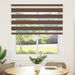 Zebra rolgordijn 135x100 cm stofbreedte 130,9cm polyester bruin