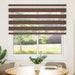 Zebra rolgordijn 140x100 cm stofbreedte 135,9cm polyester bruin