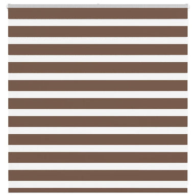 Zebra rolgordijn 145x100 cm stofbreedte 140,9cm polyester bruin