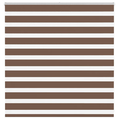 Zebra rolgordijn 150x100 cm stofbreedte 145,9cm polyester bruin