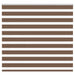 Zebra rolgordijn 155x100 cm stofbreedte 150,9cm polyester bruin