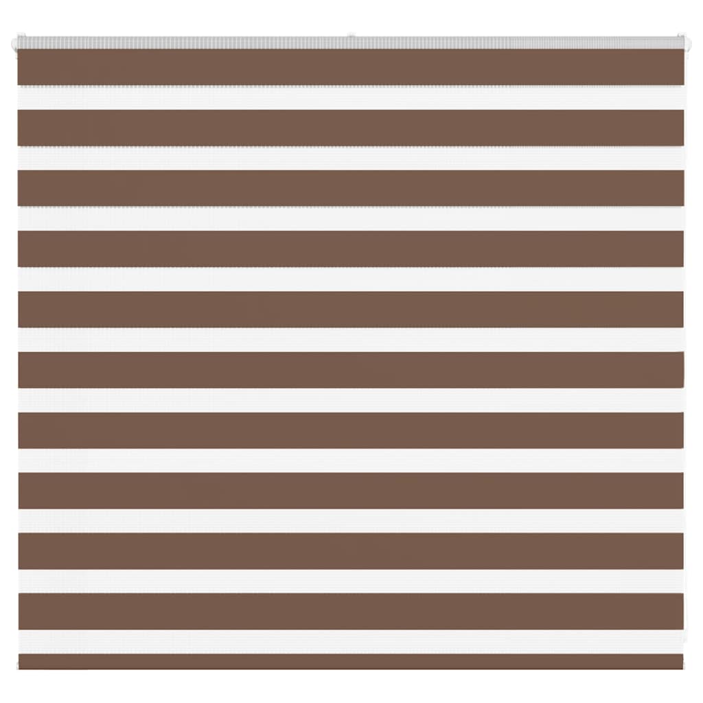 Zebra rolgordijn 160x100 cm stofbreedte 155,9cm polyester bruin