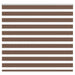 Zebra rolgordijn 160x100 cm stofbreedte 155,9cm polyester bruin