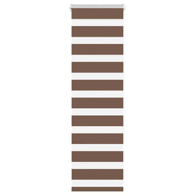 Zebra rolgordijn 40x150 cm stofbreedte 35,9 cm polyester bruin