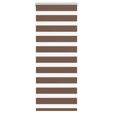 Zebra rolgordijn 55x150 cm stofbreedte 50,9 cm polyester bruin