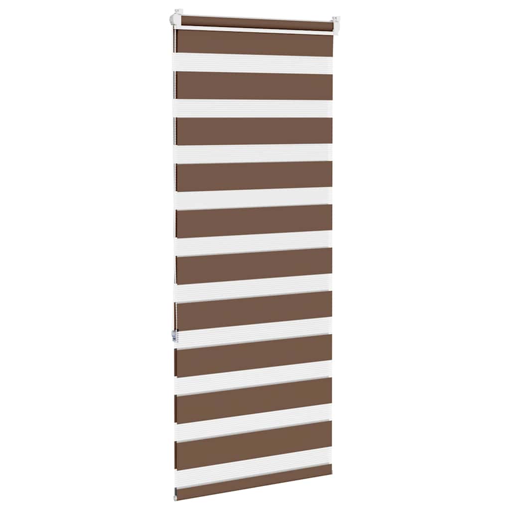 Zebra rolgordijn 65x150 cm stofbreedte 60,9 cm polyester bruin