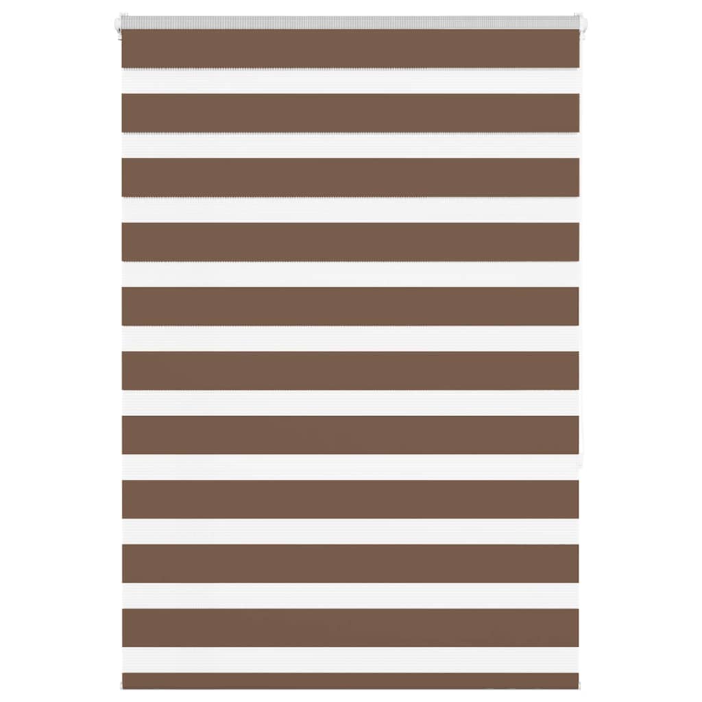 Zebra rolgordijn 95x150 cm stofbreedte 90,9 cm polyester bruin