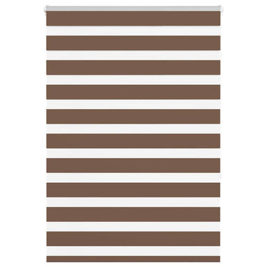 Zebra rolgordijn 95x150 cm stofbreedte 90,9 cm polyester bruin
