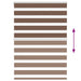 Zebra rolgordijn 95x150 cm stofbreedte 90,9 cm polyester bruin