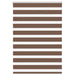 Zebra rolgordijn 105x150 cm stofbreedte 100,9cm polyester bruin