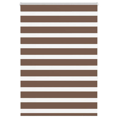 Zebra rolgordijn 110x150 cm stofbreedte 105,9cm polyester bruin