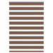 Zebra rolgordijn 110x150 cm stofbreedte 105,9cm polyester bruin
