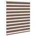 Zebra rolgordijn 130x150 cm stofbreedte 125,9cm polyester bruin