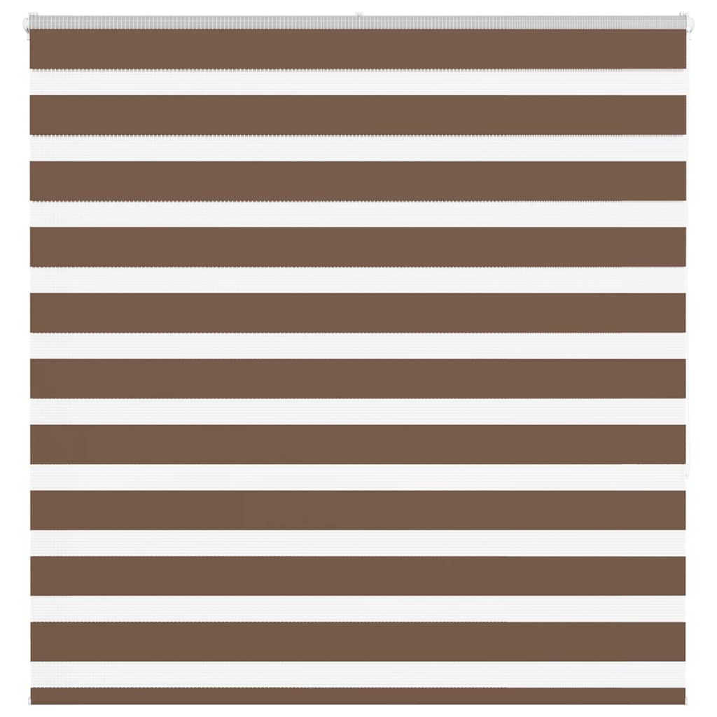 Zebra rolgordijn 140x150 cm stofbreedte 135,9cm polyester bruin