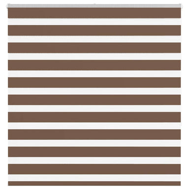 Zebra rolgordijn 145x150 cm stofbreedte 140,9cm polyester bruin