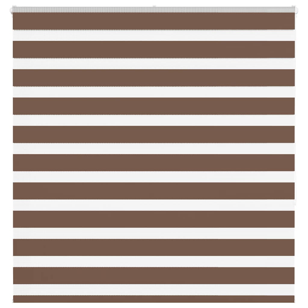 Zebra rolgordijn 150x150 cm stofbreedte 145,9cm polyester bruin