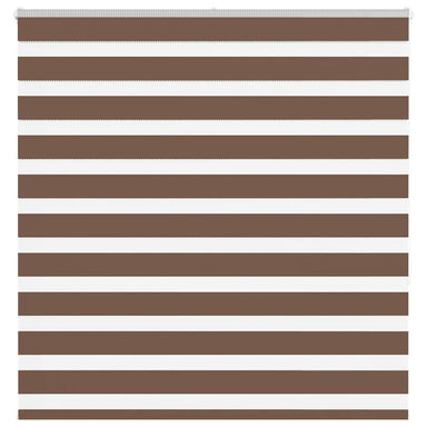 Zebra rolgordijn 150x150 cm stofbreedte 145,9cm polyester bruin