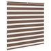 Zebra rolgordijn 150x150 cm stofbreedte 145,9cm polyester bruin