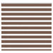 Zebra rolgordijn 165x150 cm stofbreedte 160,9cm polyester bruin