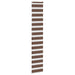 Zebra rolgordijn 40x200 cm stofbreedte 35,9 cm polyester bruin