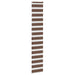 Zebra rolgordijn 45x200 cm stofbreedte 40,9 cm polyester bruin