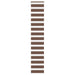 Zebra rolgordijn 50x200 cm stofbreedte 45,9cm polyester bruin
