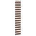 Zebra rolgordijn 50x200 cm stofbreedte 45,9cm polyester bruin
