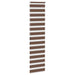 Zebra rolgordijn 65x200 cm stofbreedte 60,9 cm polyester bruin