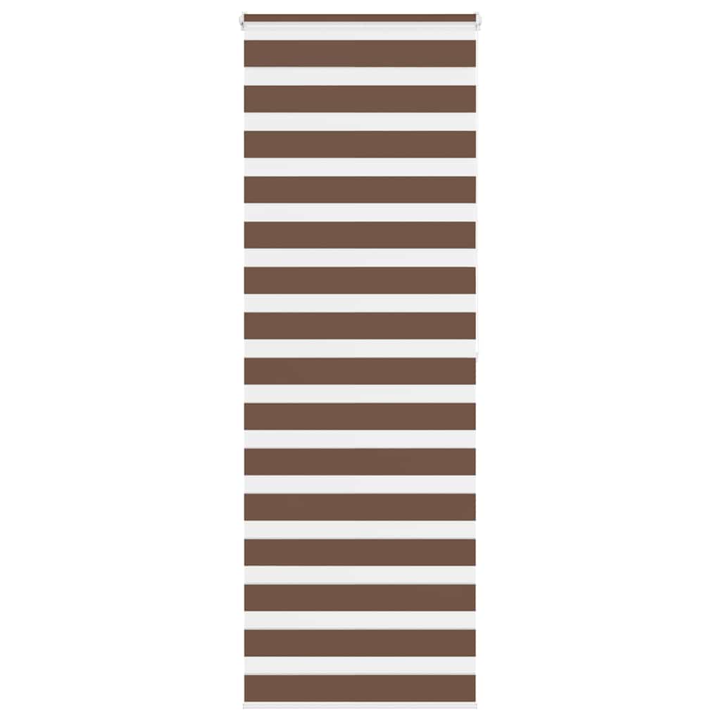 Zebra rolgordijn 70x200 cm stofbreedte 65,9 cm polyester bruin