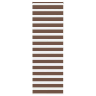 Zebra rolgordijn 75x200 cm stofbreedte 70,9 cm polyester bruin