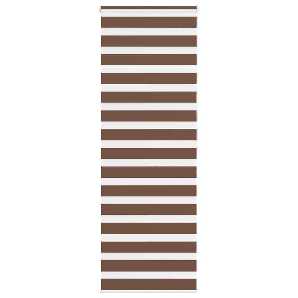Zebra rolgordijn 90x200 cm stofbreedte 85,9 cm polyester bruin