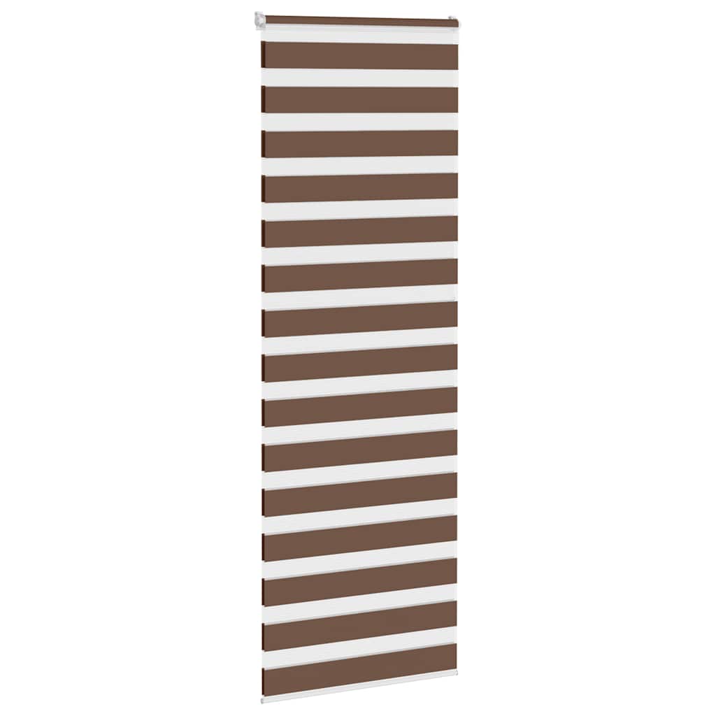 Zebra rolgordijn 90x200 cm stofbreedte 85,9 cm polyester bruin