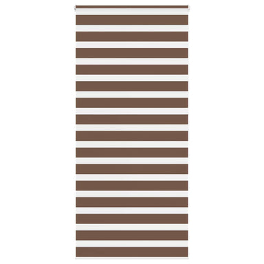 Zebra rolgordijn 100x200 cm stofbreedte 95,9 cm polyester bruin