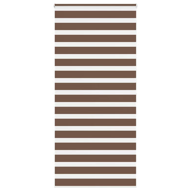 Zebra rolgordijn 105x200 cm stofbreedte 100,9cm polyester bruin