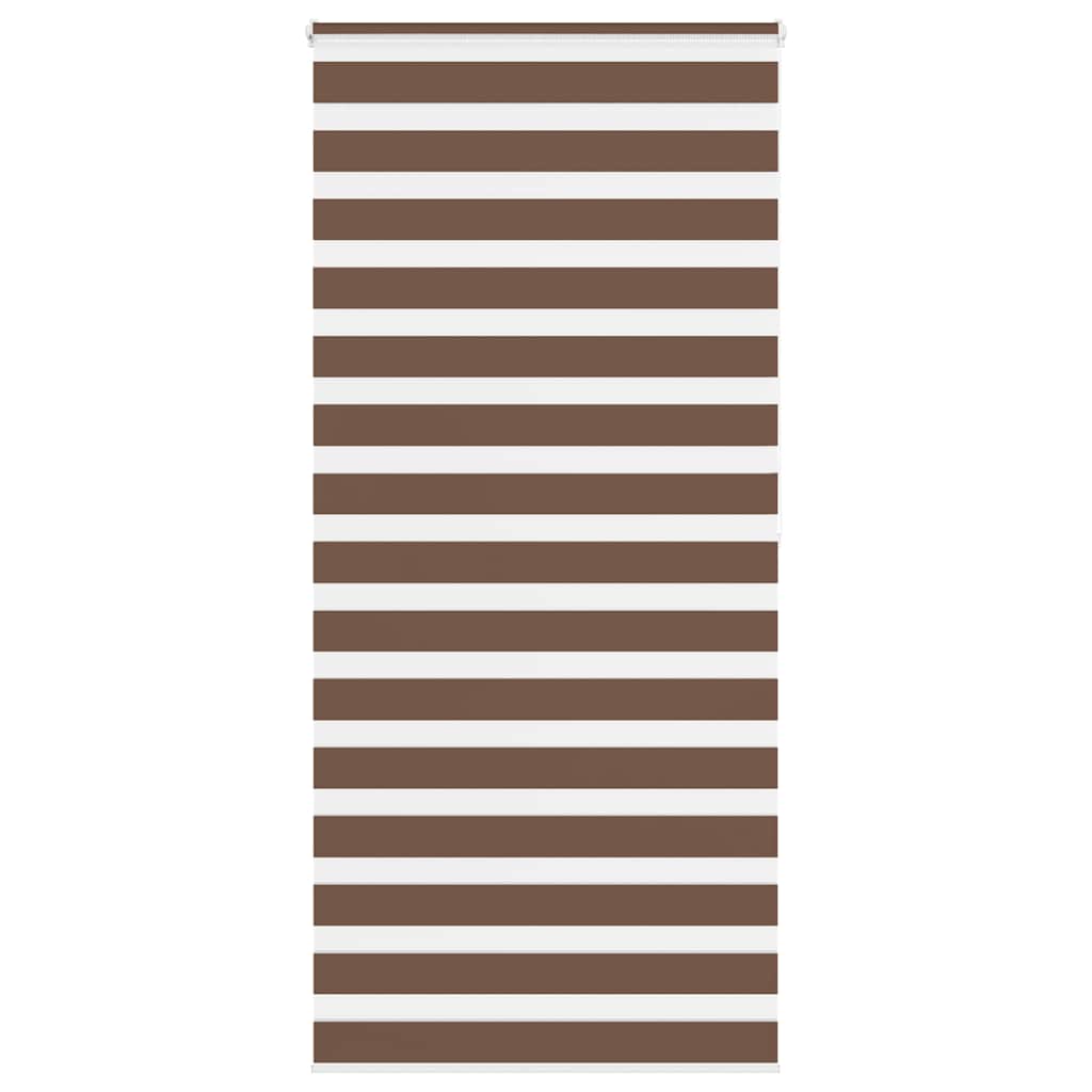 Zebra rolgordijn 110x200 cm stofbreedte 105,9cm polyester bruin