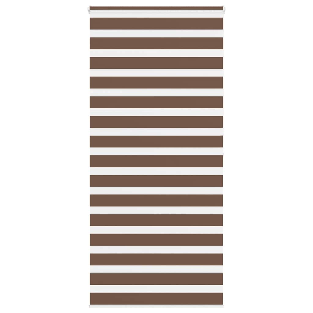 Zebra rolgordijn 115x200 cm stofbreedte 110,9cm polyester bruin