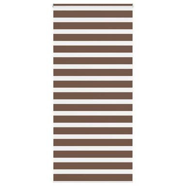 Zebra rolgordijn 115x200 cm stofbreedte 110,9cm polyester bruin