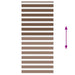 Zebra rolgordijn 115x200 cm stofbreedte 110,9cm polyester bruin