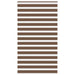 Zebra rolgordijn 120x200 cm stofbreedte 115,9cm polyester bruin