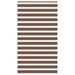 Zebra rolgordijn 130x200 cm stofbreedte 125,9cm polyester bruin