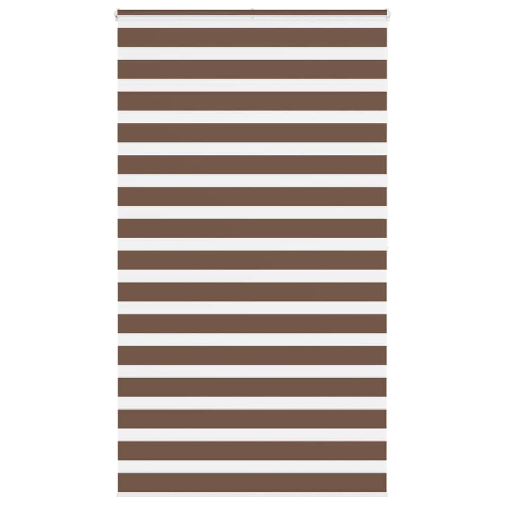 Zebra rolgordijn 135x200 cm stofbreedte 130,9cm polyester bruin