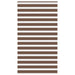 Zebra rolgordijn 135x200 cm stofbreedte 130,9cm polyester bruin