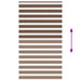 Zebra rolgordijn 135x200 cm stofbreedte 130,9cm polyester bruin
