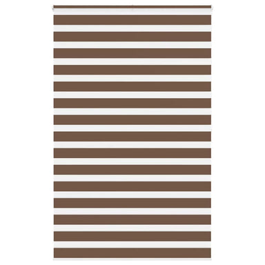 Zebra rolgordijn 140x200 cm stofbreedte 135,9cm polyester bruin