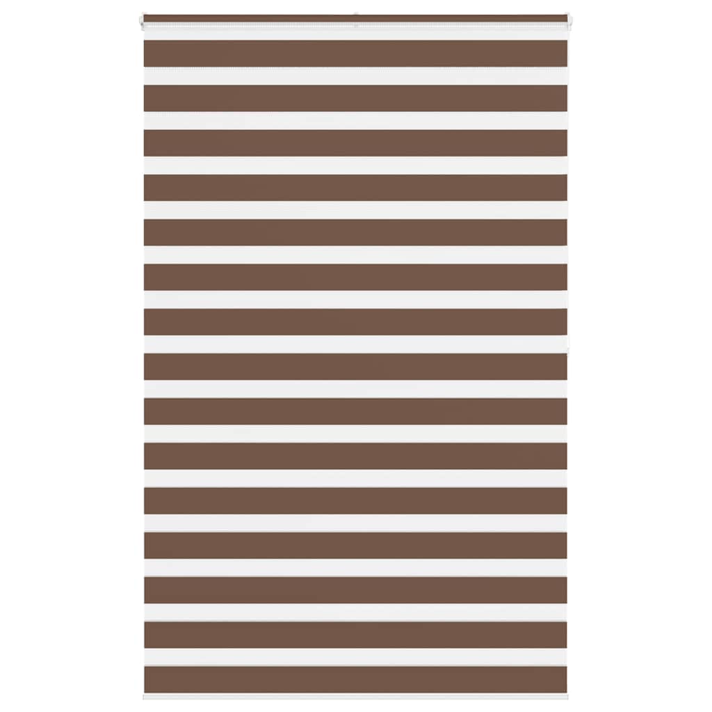 Zebra rolgordijn 150x200 cm stofbreedte 145,9cm polyester bruin