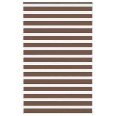 Zebra rolgordijn 150x200 cm stofbreedte 145,9cm polyester bruin