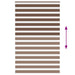 Zebra rolgordijn 150x200 cm stofbreedte 145,9cm polyester bruin