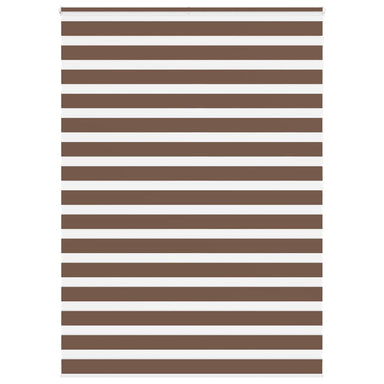 Zebra rolgordijn 155x200 cm stofbreedte 150,9cm polyester bruin