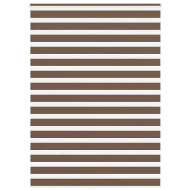 Zebra rolgordijn 160x200 cm stofbreedte 155,9cm polyester bruin
